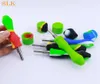 Mini pipe à fumer en silicone à ongles en titane avec accessoires pour fumer concentré de cire abeille tamponne le filtre à fumée de plate-forme pétrolière de paille collect2803496