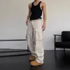 Pantalons pour hommes Hommes Hip Hop Multi Poche Lâche Casual Cargo Mode Baggy Pantalon de survêtement droit
