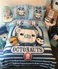 3pcs4pcs coton anime Octonauts kwazii peso ensembles de literie avec taie d'oreiller drap de litHousse de couette pour chambre d'enfant ensemble de lit dortoir T28827798