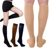 Chaussettes de sport 1 paire de bas de Compression pour cuisses hautes, bas de pression en Nylon pour varices, voyage, soulagement de la jambe, Stocks de soutien de la douleur