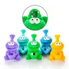 New Colorful Frog Silicone Water Pipe Bong Smoking Tobacco Hand Pipes Bubbler Hookah Dab Oil Rigs Dry Herb Accessories