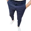 Pantaloni da uomo Pantaloni da uomo Tinta unita Super Soft Pencil Slim Fit Vita media