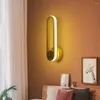 Lámpara de pared Lámparas minimalistas modernas Sala de estar Dormitorio 85-265V LED Decoración del hogar Mesita de noche Aplique Luces nocturnas