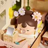 DIY TROE MINIATURE BYGNING KIT Dollhus med möbler Kinesiska forntida Casa Dollhouse Handgjorda leksaker för vänner Xmas gåvor 240304