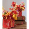 Tirez les conteneurs de la bénédiction de l'année Bodet ivre beauté chinois chinois câlins de fleur de câble de fleur de porte