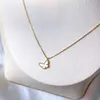 V Necklace High version s925 sterling silver four leaf clover necklace small butterfly white fritillaria necklace female light luxury niche gift for girlfriend