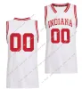 Personalizzato Indiana Hoosiers College Basketball Qualsiasi nome Numero Rosso Bianco 4 Victor Oladipo 0 Langford 11 Thomas Men Youth Jersey