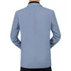 2024 Autumn New Middle aged Mens Casual Suit Coat Dads Single piece Non ironing Suit Mens