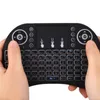 I8 Mini Wireless Keyboard 3 colour Backlight 2.4G Air Mouse Remote Control Touchpad Rechargeable lithium Battery for Media player Android TV Box Accessories