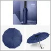 Paraplyer Full Automatic Large Folding Paraply Sun Protection UV Wind Resistance Solar Male Female Sunshade