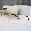 Projektantowe okulary przeciwsłoneczne Nowe bezszrażone jednoczęściowe lustro sportowe dla mężczyzn i kobiet trendy futurystyczne tysiąclecie