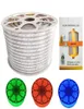 LED RVB Néon Corde Lumineuse 120V Néon Bande IP67 Étanche Multicolore Éclairage Au Néon avec Télécommande IR pour La Maison Jardin6928759