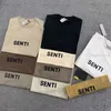 Essentialsweatshirts Herren-Designer-T-Shirt mit Buchstaben, atmungsaktiv, 100 % reiner Baumwollstoff, T-Shirts, bedruckt, lockere Kurzarm-Buchstabe, lässiges Baumwollhemd für Damen, T-Shirt