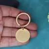 مفاتيح مفاتيح Nedar Steel Stains Steel Sun and Moon Pendant Keychain للنساء للنساء هدية الهبي العصرية مفاتيح الأزياء سلسلة زفاف المجوهرات