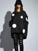 Women's Jackets 2024 Arrival Autumn Cool Casual Women Polka Dot Print Stand Collar Coat Female Full Sleeve Loose Jacket