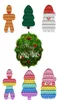 Noel Oyuncakları Kardan Adam Gingerbread Christmastree Push Bubble Toy Çocuklar Yetişkin Sıkma Duyusal Stres Rahatlatıcı Hediye 7683145