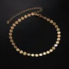 Anklets Classic Women Anklet Bracelet Foot Jewelry Gold Color Chain Simple Brand Design Fashion For Girl Gift278U