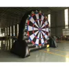 Toptan 5mh (16.5ft) 6 top ile ücretsiz gemi komik şişme dev dart masa futbol futbol fışkırtma futbol tekme dart tahtaları açık dart tahtası hedef oyun