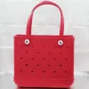 Designer wasserdichte PVC -Korb Basket Bag Girl Fraueneinkauf Luxus Handtasche Fahrt Große Tölpbags Hohlkaste Plastik Pochette Herren Sommer Clutch Wochenendbeutel