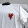 여자 티셔츠 탑 Tshirt 여자 디자이너 의류 자수 am ​​티셔츠 통기 풀 오버 여름 순수 면화 짧은 슬리브 캐주얼 남성 여성 거리 의류