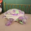 Animaux en peluche jouets en peluche mignon 35 cm coloré grande tortue de mer en peluche oreiller