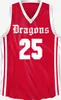 Anpassat vilket namn som helst lag Teen Wolf Dragons Mick McAllister Basketball Jersey All Stitched Size S M L XL XXL 3XL 4XL 5XL 6XL Top Quality