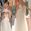 Gali Karten 2021 robes de mariée robes de mariée Berta bohème bretelles Spaghetti col en v dos nu 3211