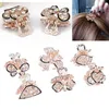 1 PC Butterfly Crystal Hair Clips Pins For Women Girls Vintage Headwear Rhinestone Hairpins Barrette Jewelry Accessories323x