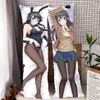 Rascal, tavşan kızı senpai seishun buta yaro sakurajima mai'yi kucaklıyor vücut yastık kılıfı dakimakura yastık kılıfı kapak 2220p