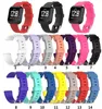 För Fitbit Versa 2 1 Versa Lite Soft Silicone TPE Ersättning Watch Bands Armband Armband Bandbar bältesband 20pcslot1735366