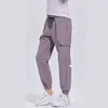 Lu Gunched Feet Cargo Casual Pants Women's Summer Ny avslappnad bekväma avslappnade byxor stora sportbyxor Kvinnor