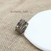 Luxe ringen Gedraaide ring designer sieraden vrouw verzilverd Vintage Cross Klassiek gevormde heren diamanten ringen roestvrijstalen sieraden verjaardagsfeestje groothandel
