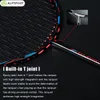 Alpsport pf pro 10u ultra leve 52g t800 raquete de badminton recuperação rápida importado max 38 libras 100% fibra carbono profissional 240304