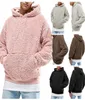 Men039s Hoodies Sweatshirts 2021 Winter Men Warm Faux Fur Teddy Bear Hoodie Hooded Sweatshirt Topps Pullover Casual Baggy Coat6258720