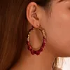 Boucles d'oreilles pendantes, Design minimaliste et à la mode, cercle d'amour personnalisé en forme de cœur, petits accessoires, cadeau