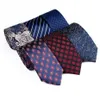 Cravatte Sitonjwly 6 cm Cravatta skinny da sposa per uomo business cravatte a righe in poliestere Corbatas accessori per camicie LOGO229K personalizzato