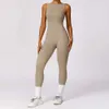 Lu Align Lemon Abbigliamento da palestra Set senza schienale Body corto Fiess Tuta da allenamento siamese Push Up Abbigliamento sportivo Tuta da donna Tuta da yoga monopezzo 2024 Gym Jogger Sport