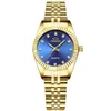 CHENXI Brand Top Luxury Ladies Gold Watch Women Golden Clock Female Women Dress Rhinestone Quartz Waterproof Watches Feminine274C