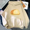 Women's Hoodies Slices Of Garlic Bread Men/Women Sweatshirt Y2K Top Long Sleeve Pullover Graphic Clothes Kawaii Oversized Hoody