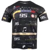 Mens Motorcycle F1 Yarış Binicilik T-Shirt Tek Parça Özelleştirilmiş Yaz Nefes Alabası T-Shirt Racing Team T-Shirt