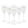 6pcs Wine Party Champagne Coupes Glasses Flutes Acrylic Goblet Trendy Plastic Cups Summer Birthday Present