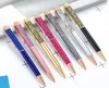 Quicksand Ballpoint Pen Gold Powder Balkpoints 눈부신 다채로운 금속 펜 학생 작문 사무실 서명 펜스 페스티벌 선물 선물 BH74010849