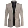 Spring and autumn middle-aged mens suit jacket business and leisure single piece suit dad suit