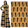 Ankara African Wax Prints 100 Polyester Stoff Binta Echtwachs Hohe Qualität 6 Yards Afrikanischer Stoff für Partykleid5937544