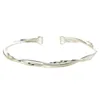 Bangle Coreano Moda Mobius Pulseira Mulheres Elegante Coração Casal Pulseiras Jóias Presente de Festa de Casamento