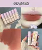 Brillant à lèvres 6 couleurs satiné velours mat glaçure teinte crémeuse imperméable durable beauté cosmétiques maquillage féminin