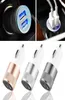 Universal 10A 21A Dual USB Car Charger Adapter Intelligent laddningsmetalllegering med LED -ljus för iPhone Mobiltelefon CAR445966