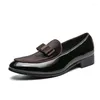 Chaussures décontractées Spring and Automne Menons Hommes Slip-On Robe Marrie Mode MOCCASIN SOLDE SOFT