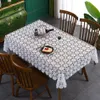 Table Cloth White Flower Lace Tablecloth Modern Simple Hand Hollowed Out Household Decorative Tea Square3001