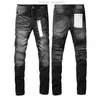 jeans violets jeans de marque pour hommes jeans randonnée pantalon déchiré hip hop haute rue marque de mode pantalons Vaqueros Para Hombre moto broderie ajustement serré